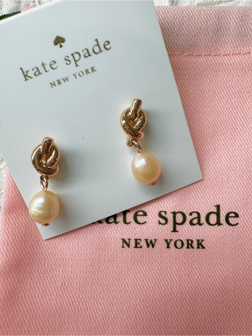 Kate Spade Freshwater Pearl in Rose Gold